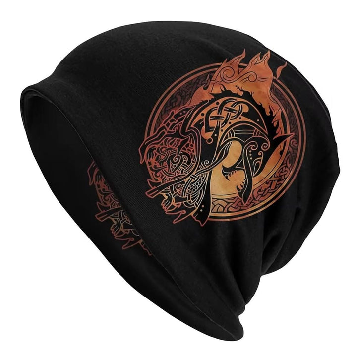 WorldNorse Norse Dragon Celtic Knot Beanie  - Norse Dragon - image 0