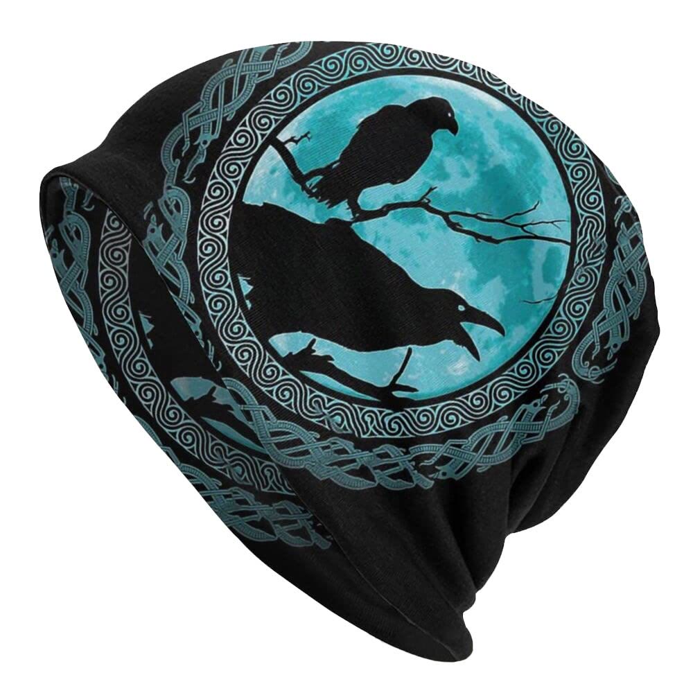 WorldNorse Raven Celtic Knot Beanie  - Raven - image 1