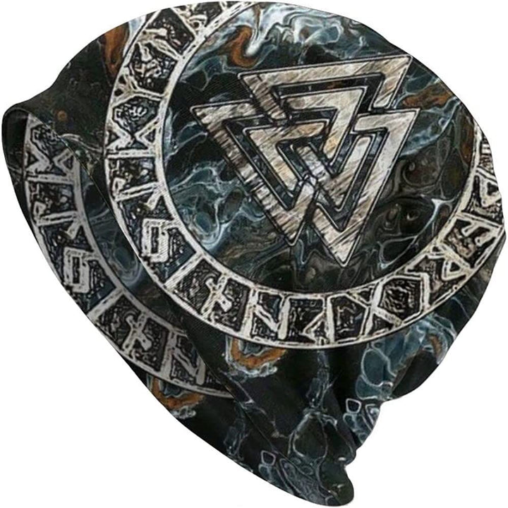 WorldNorse Odin Valknut Rune Beanie  - Valknut - image 0