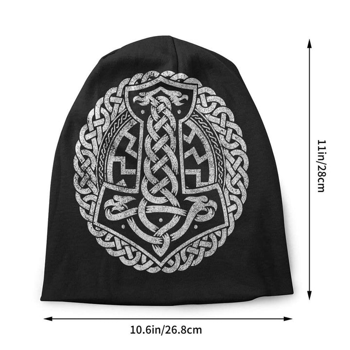 WorldNorse Viking Mjolnir Celtic Knot Beanie  - image 3
