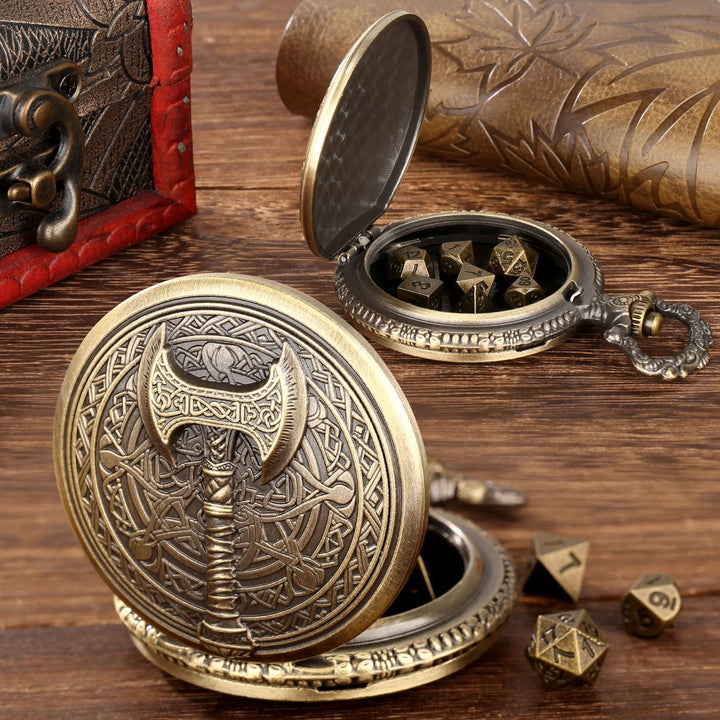 WorldNorse Viking Axe Three Dimensional Dice Waist Chain - image 3