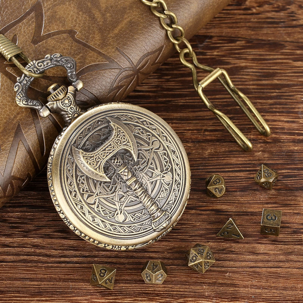 WorldNorse Viking Axe Three Dimensional Dice Waist Chain - image 2