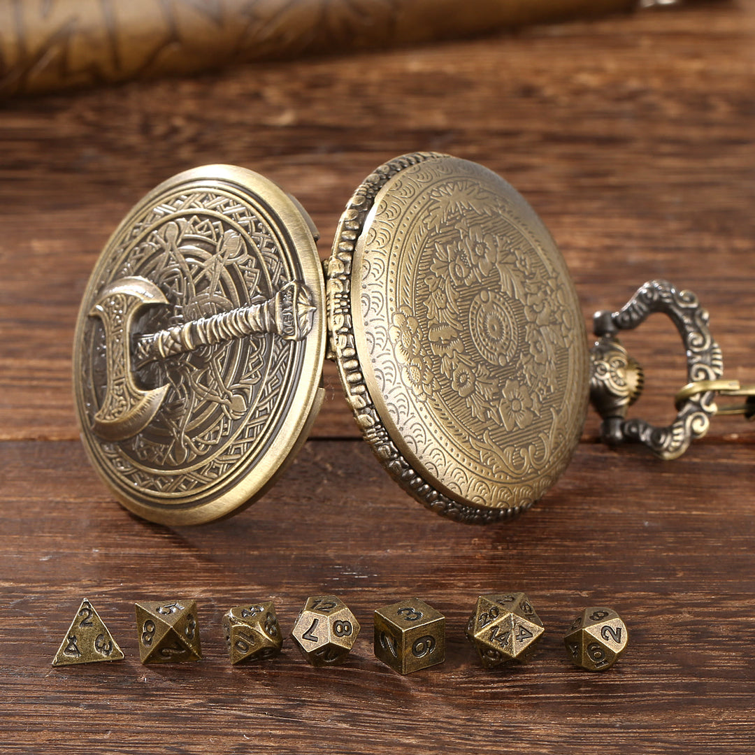 WorldNorse Viking Axe Three Dimensional Dice Waist Chain - image 4