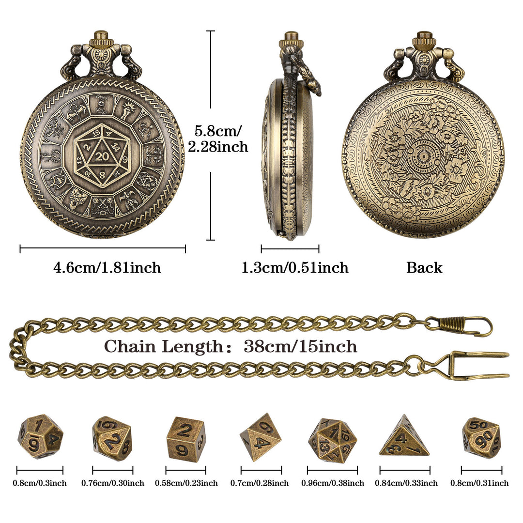 WorldNorse Geometric Mini Dice Set Waist Chain - image 6