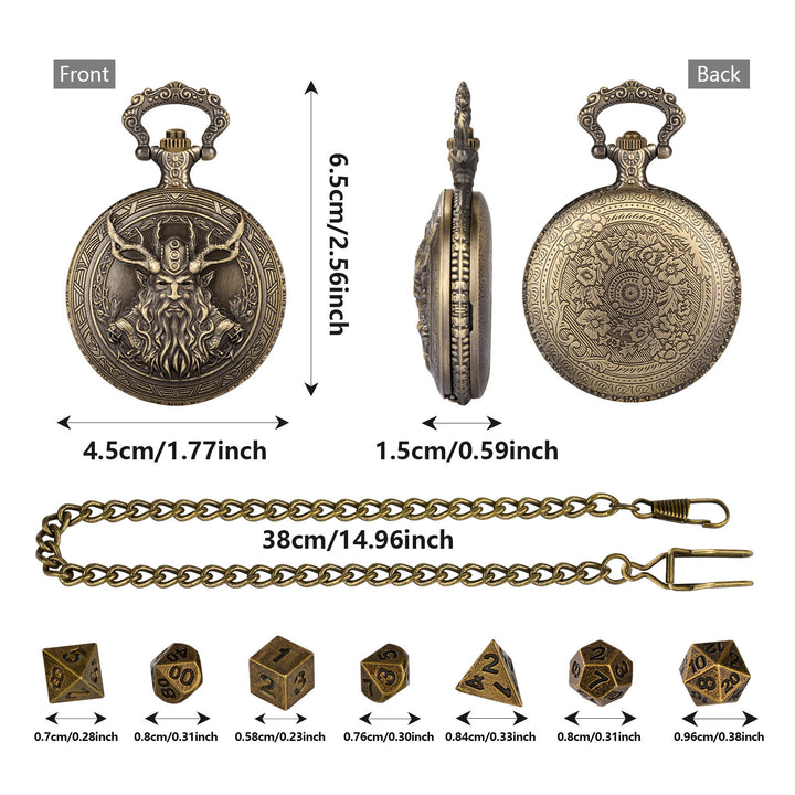 WorldNorse Retro Druid Dice Waist Chain - image 5