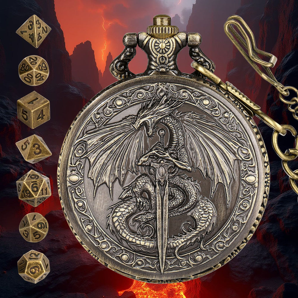 WorldNorse Sword Dragon Case Dice Waist Chain - image 2