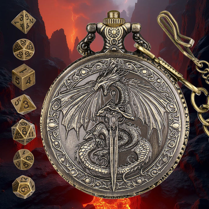 WorldNorse Sword Dragon Case Dice Waist Chain - image 2
