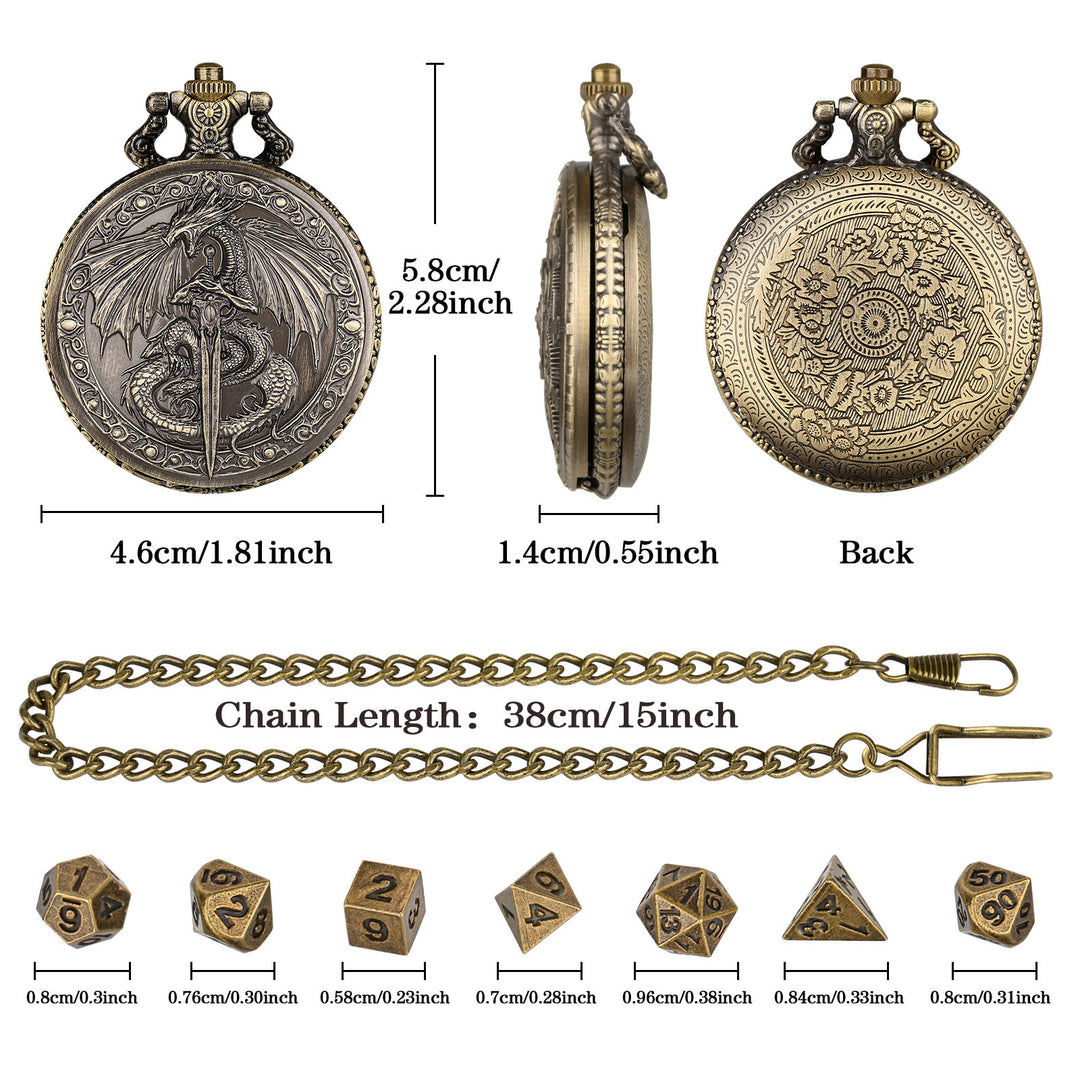 WorldNorse Sword Dragon Case Dice Waist Chain - image 7
