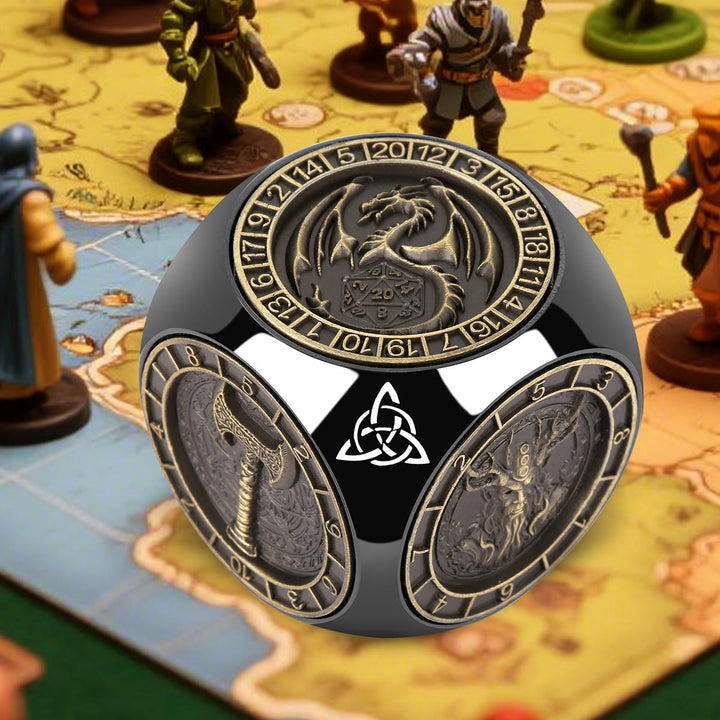 WorldNorse Triquetra Six Pattern Spinner Dice - image 14