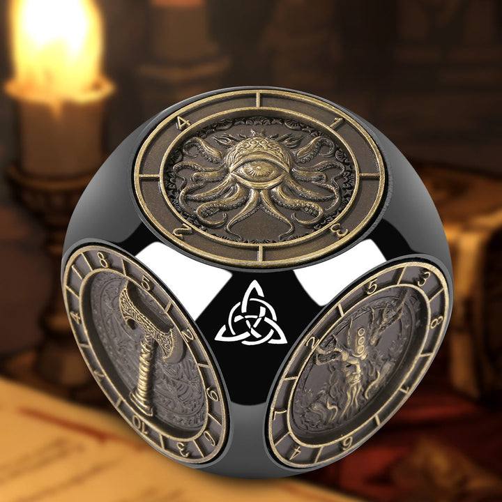 WorldNorse Triquetra Six Pattern Spinner Dice - image 15