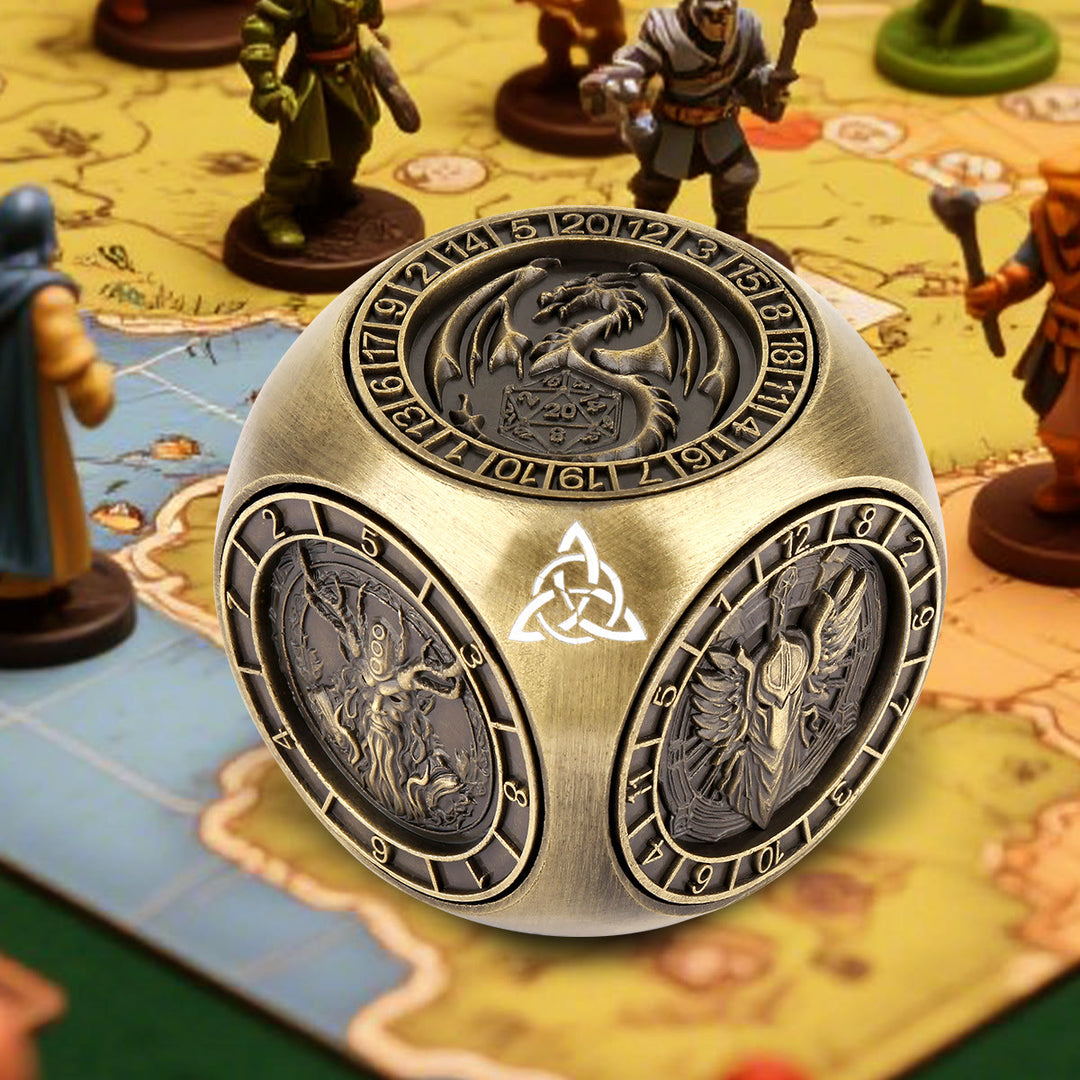 WorldNorse Triquetra Six Pattern Spinner Dice - image 3