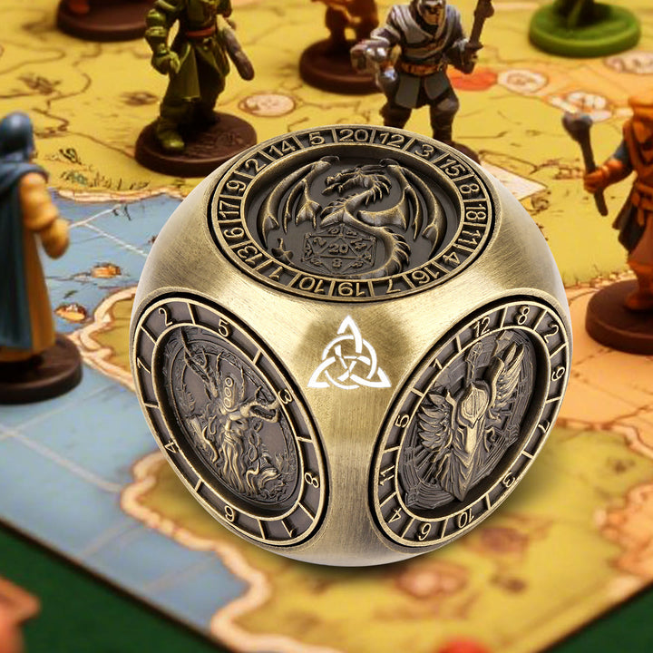WorldNorse Triquetra Six Pattern Spinner Dice - image 3