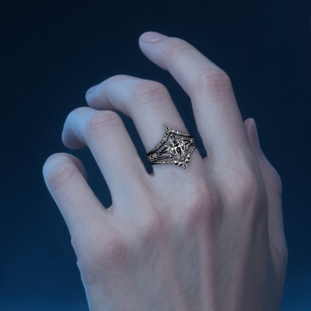 WorldNorse Shadow Light Queen Of Asgard Ring - image 2