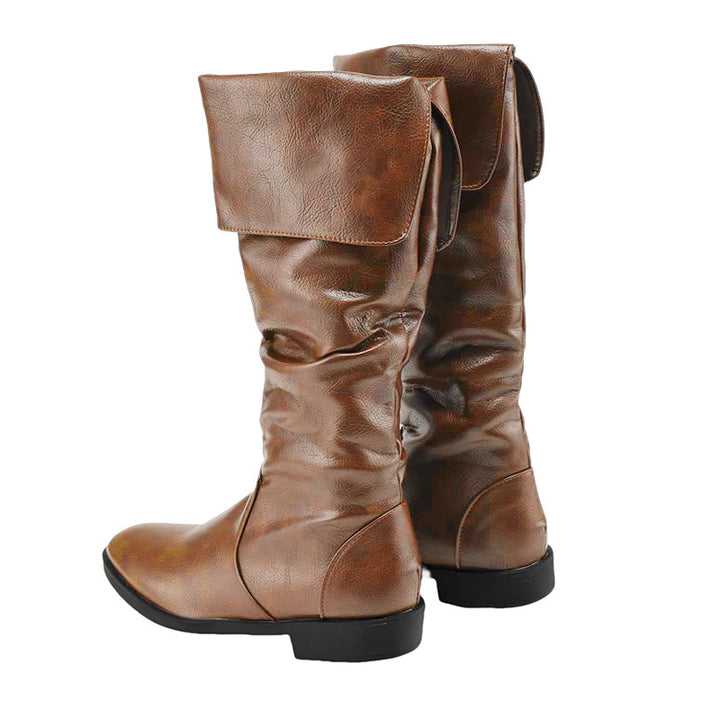 WorldNorse Medieval Flat Jazz Boots - Brown - US 13 - image 6