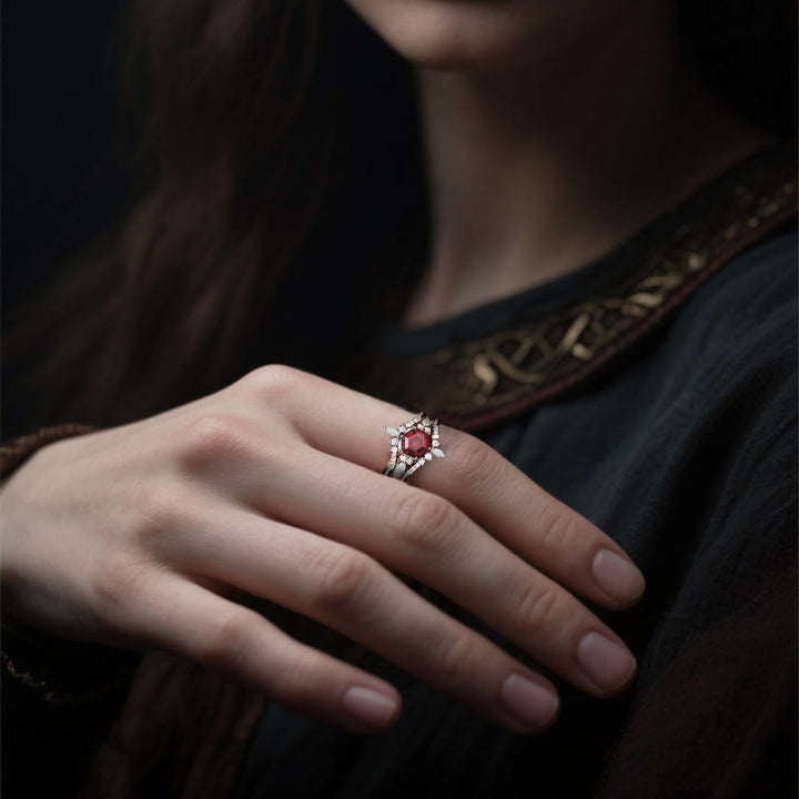 WorldNorse Flame Of The Vanir Queen Ring - image 2
