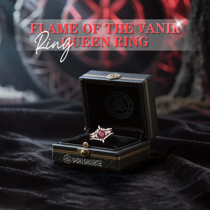 WorldNorse Flame Of The Vanir Queen Ring - image 3