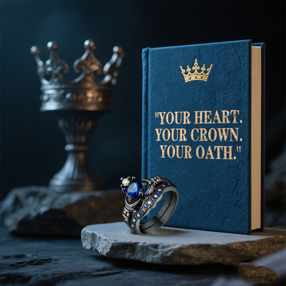 WorldNorse Crownbound Heart Ring - image 4