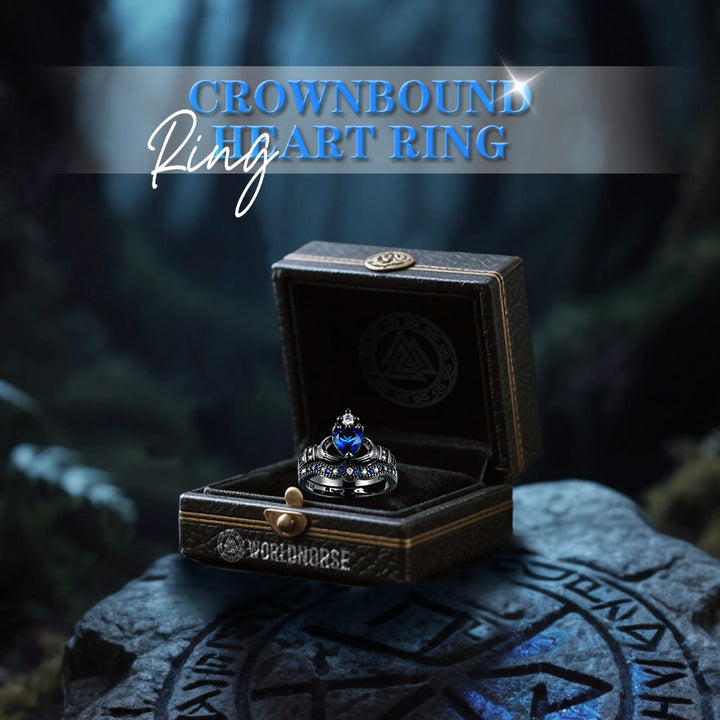WorldNorse Crownbound Heart Ring - image 3