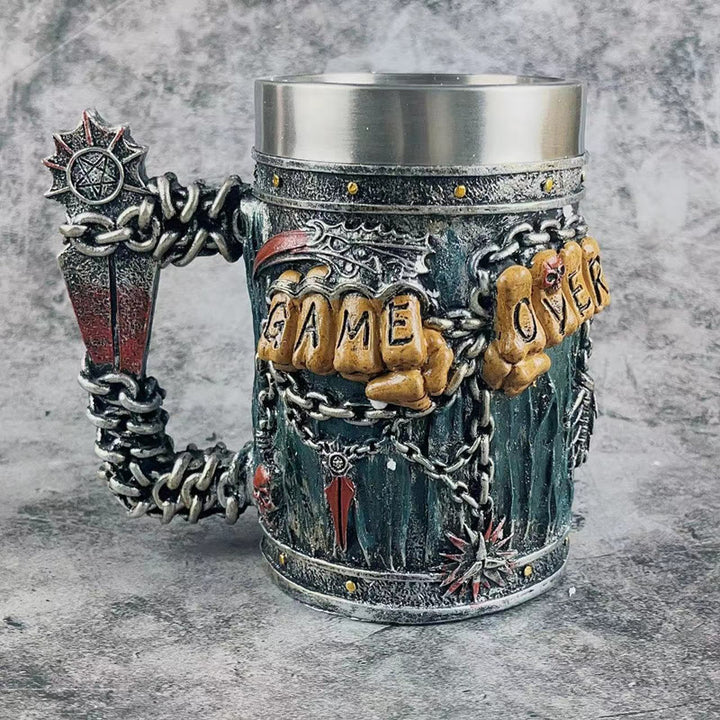 WorldNorse Gothic Game Over Beer Mug - image 3