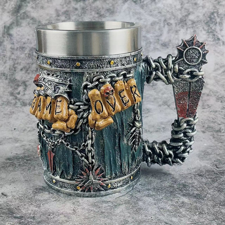 WorldNorse Gothic Game Over Beer Mug - Mug - image 1