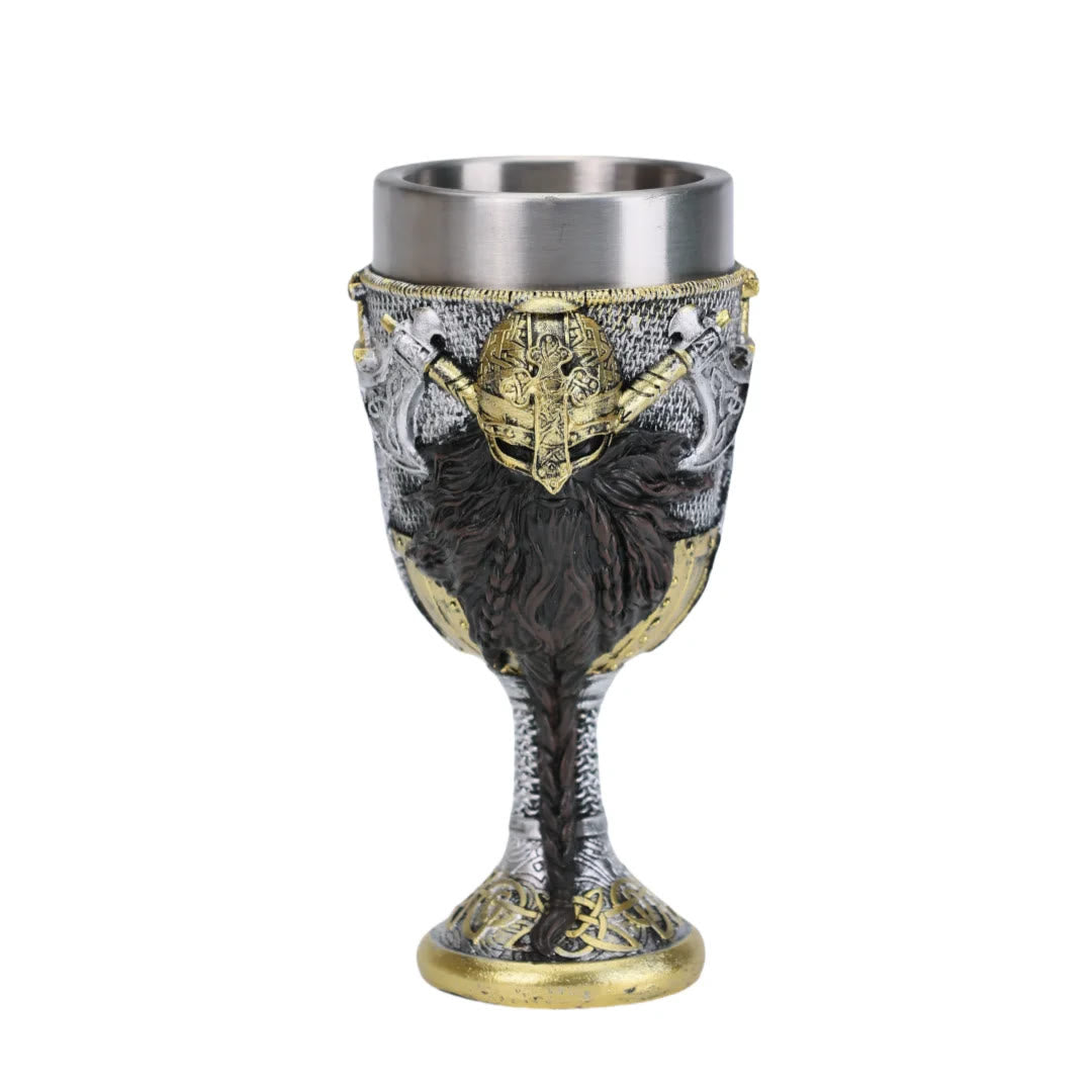 WorldNorse Viking Axe Warrior Wine Goblet - image 9