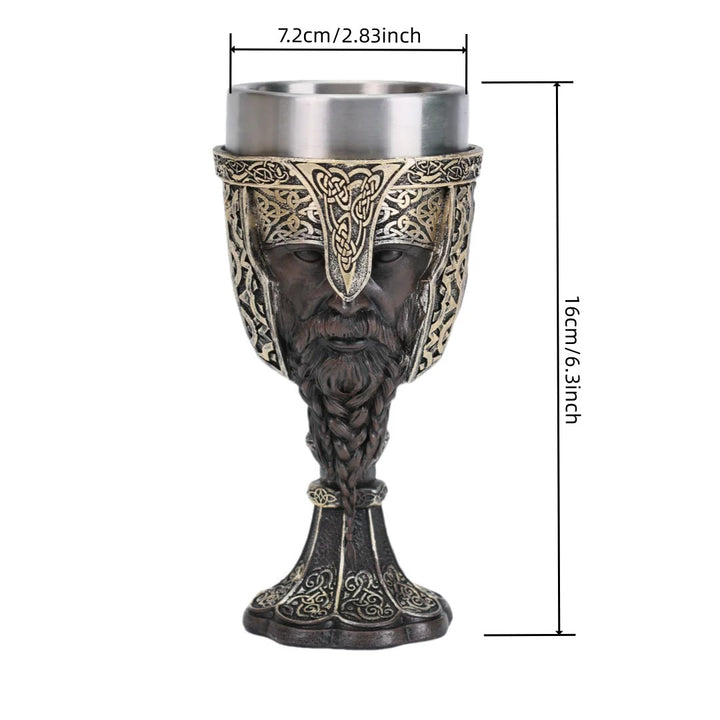WorldNorse Viking Axe Warrior Wine Goblet - image 6