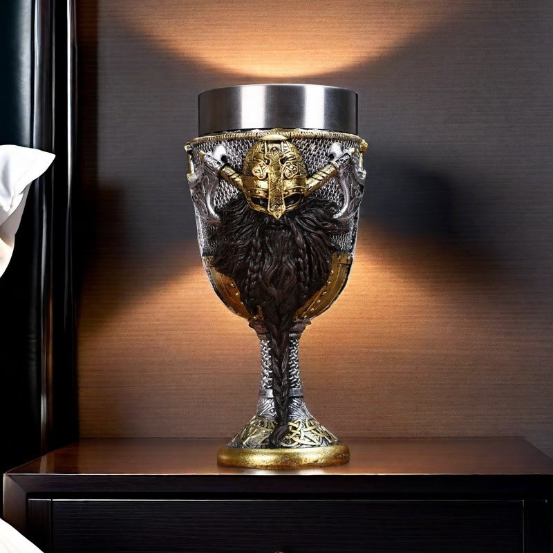 WorldNorse Viking Axe Warrior Wine Goblet - image 8