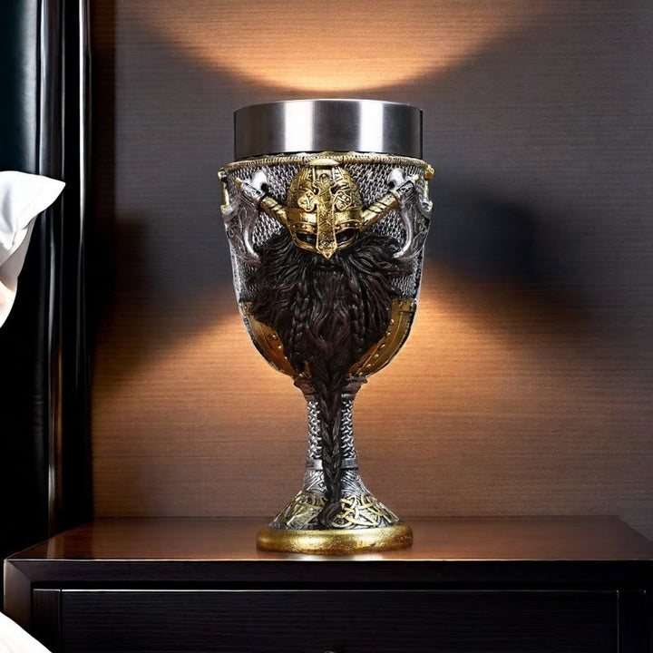 WorldNorse Viking Axe Warrior Wine Goblet - image 8