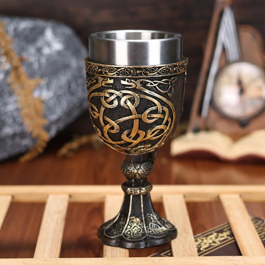 WorldNorse Viking Axe Warrior Wine Goblet - image 5