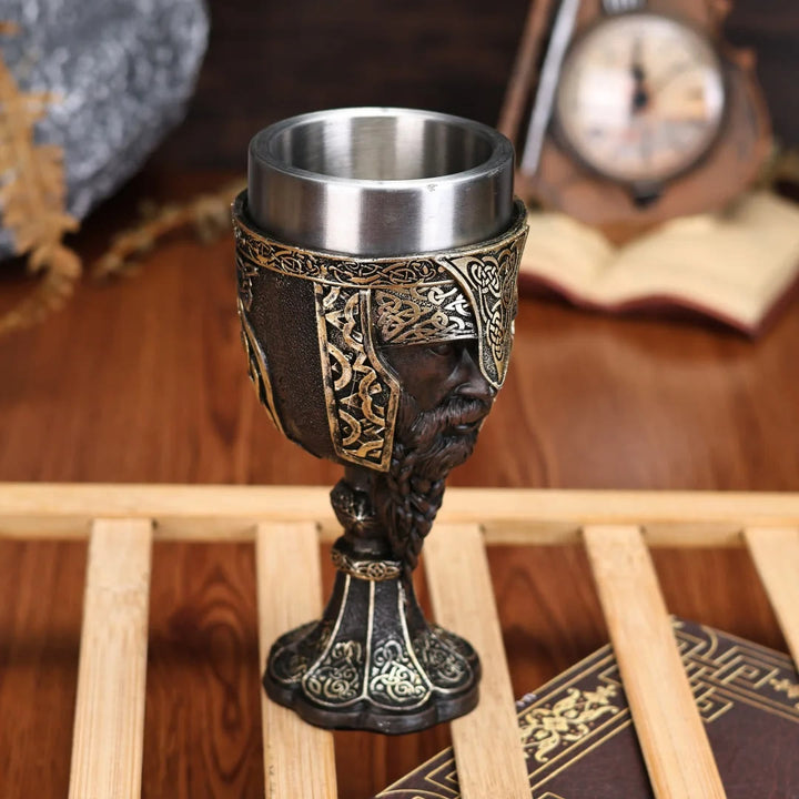 WorldNorse Viking Axe Warrior Wine Goblet - image 4