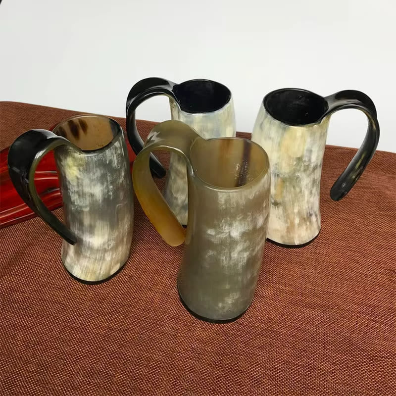WorldNorse Viking Retro Natural Ox Horn Mug - image 2