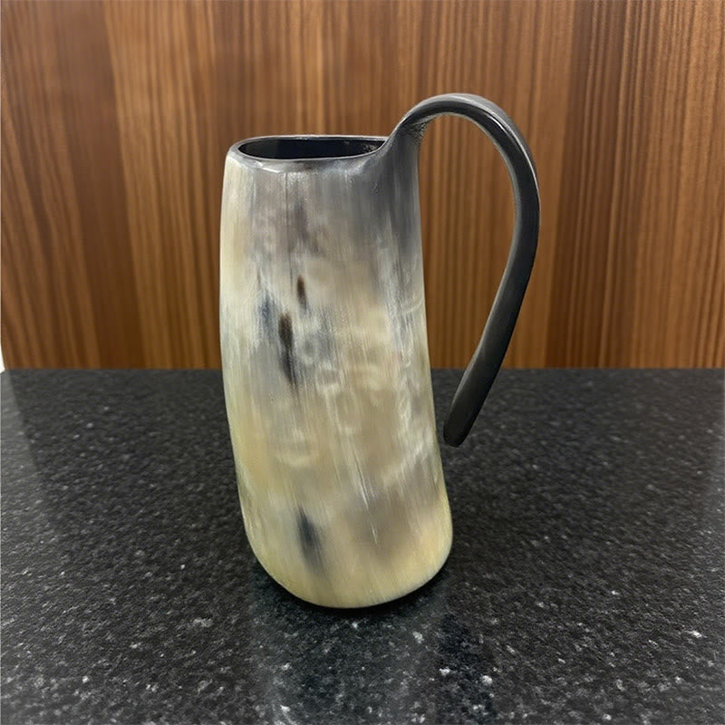 WorldNorse Viking Retro Natural Ox Horn Mug - image 3
