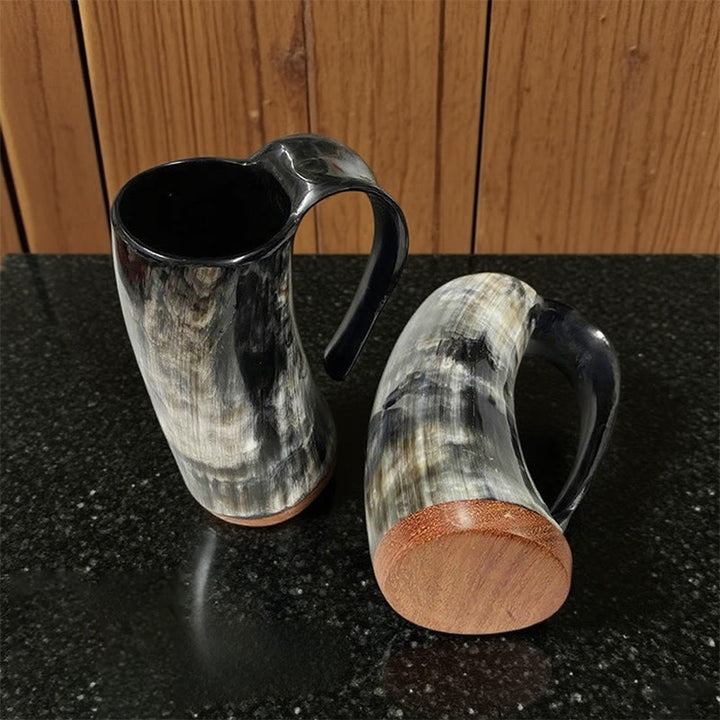 WorldNorse Viking Retro Natural Ox Horn Mug - image 8