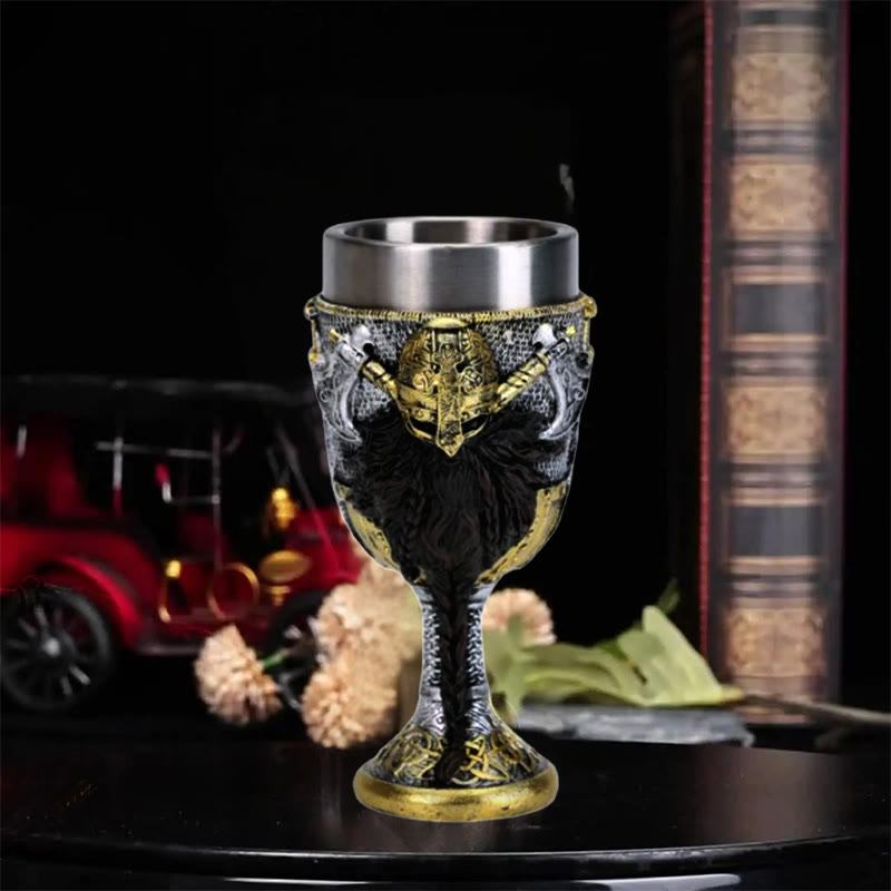 WorldNorse Viking Axe Warrior Wine Goblet - Viking Axe Goblet - image 7