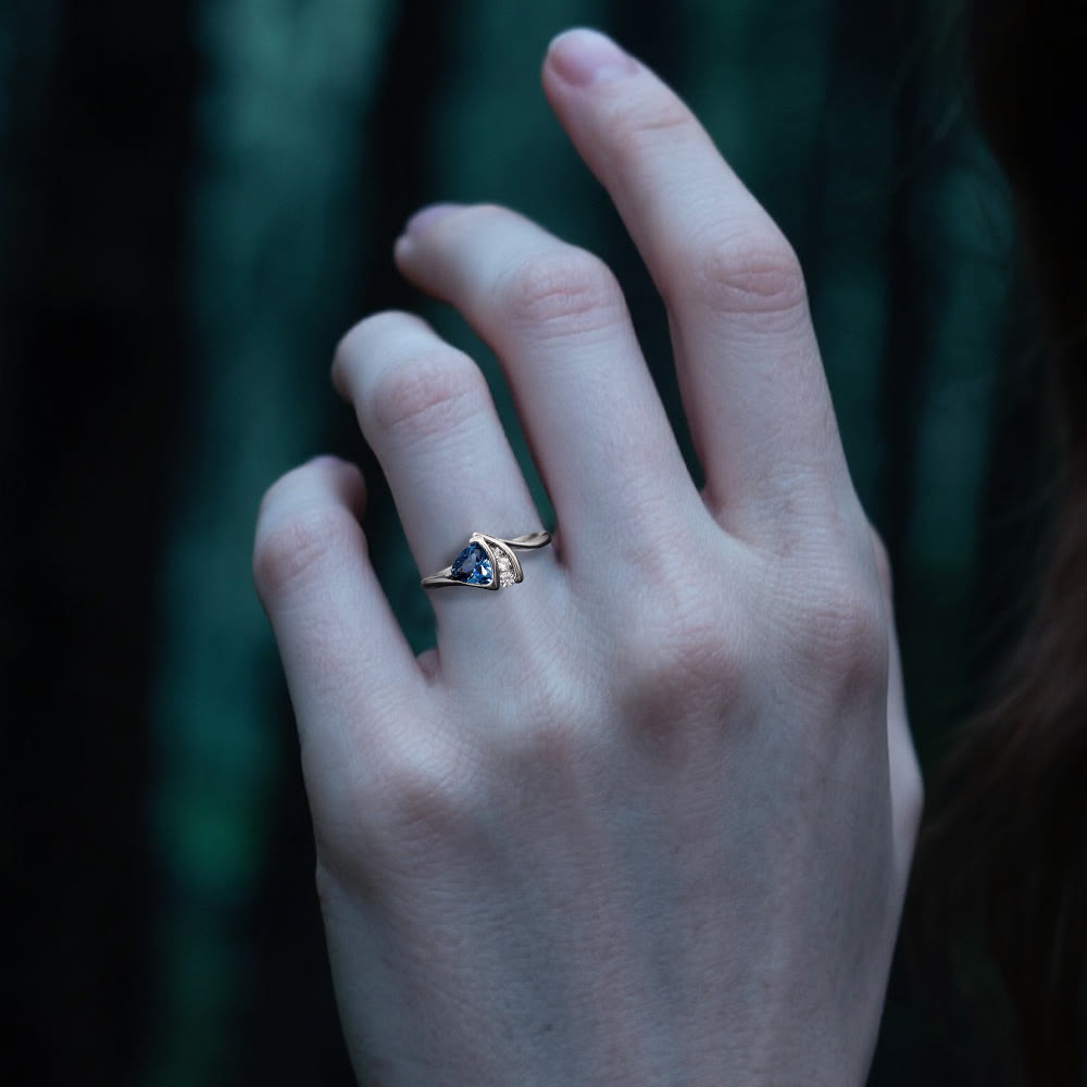 WorldNorse Northern Tide Sapphire Ring - image 2