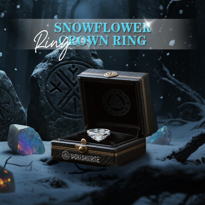 WorldNorse Snowflower Crown Ring - image 2