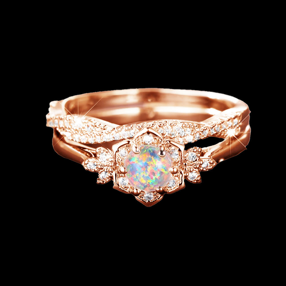 WorldNorse Snowflower Crown Ring - Rose Gold - US 11 - image 5