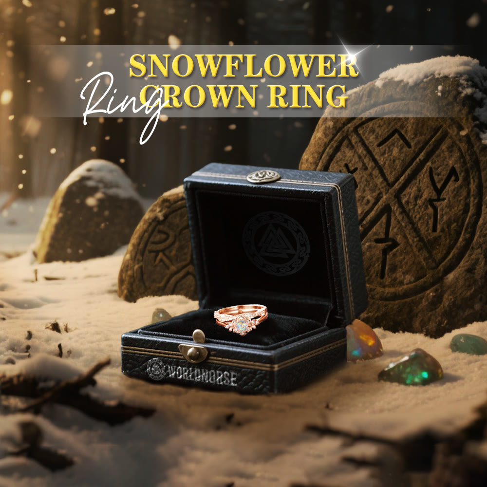 WorldNorse Snowflower Crown Ring - image 7