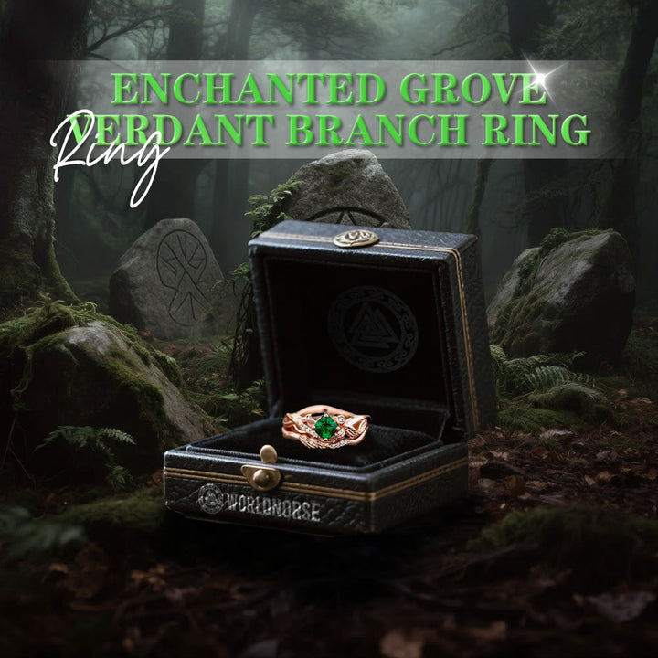 WorldNorse Enchanted Grove Verdant Branch Ring - image 3