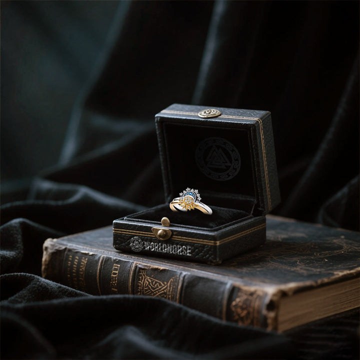 WorldNorse Máni Sun & Moon Ring Set - image 5