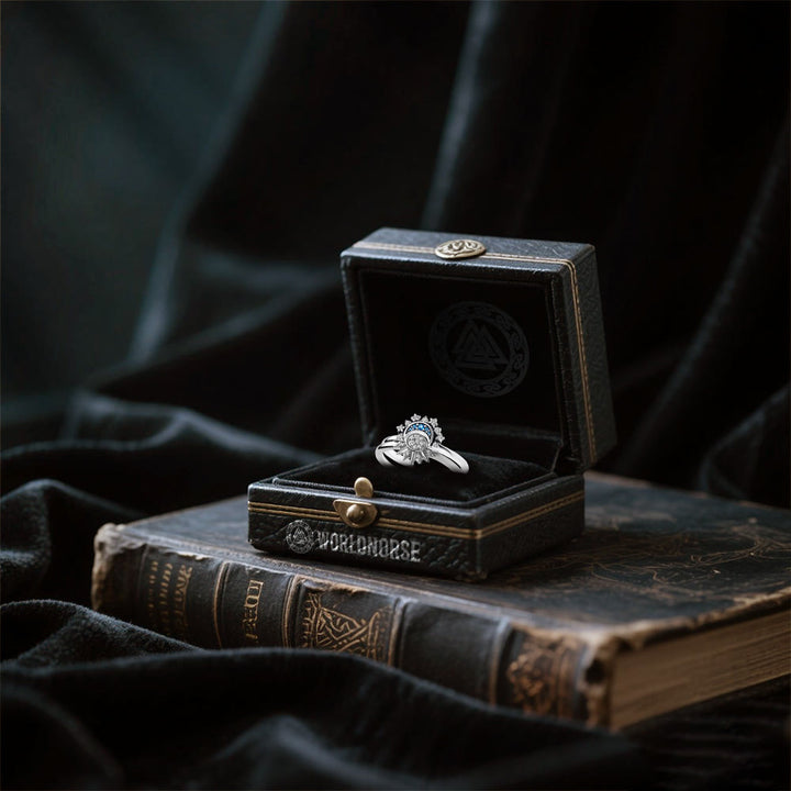 WorldNorse Máni Sun & Moon Ring Set - image 10