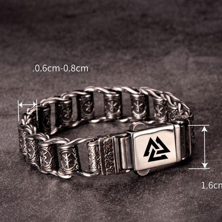 WorldNorse Viking Rune Barrel Chain Bracelet - image 6