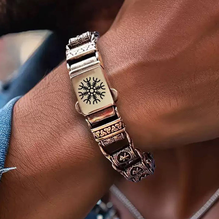 WorldNorse Viking Rune Barrel Chain Bracelet - image 4