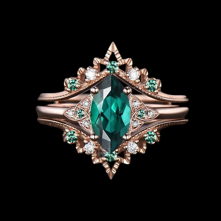 WorldNorse Eir's Emerald Grace Ring - US 10 - image 0