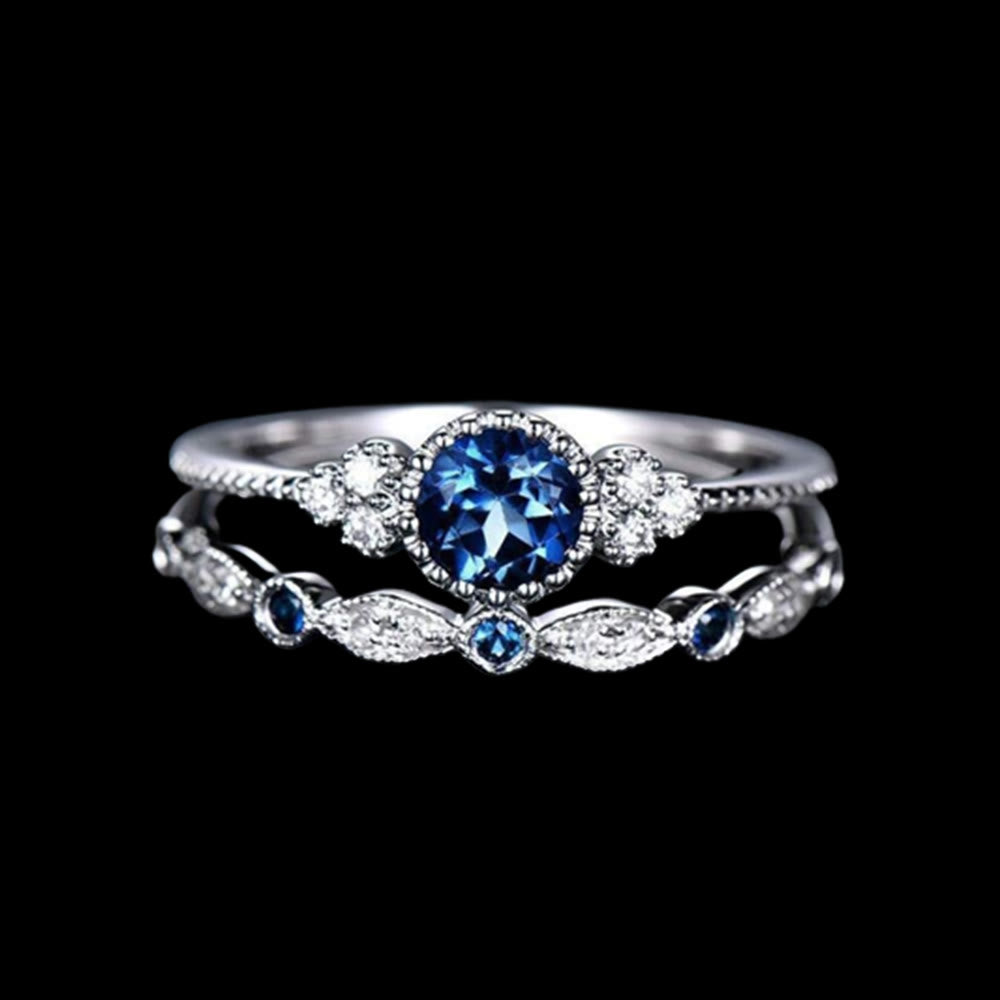 WorldNorse Norse Lovebond Ring - Blue - US 10 - image 5