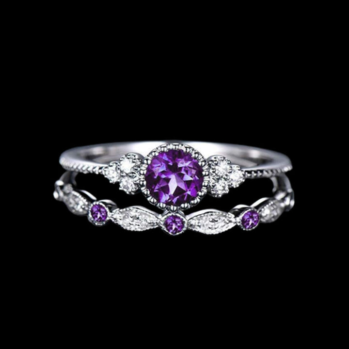 WorldNorse Norse Lovebond Ring - Purple - US 10 - image 11