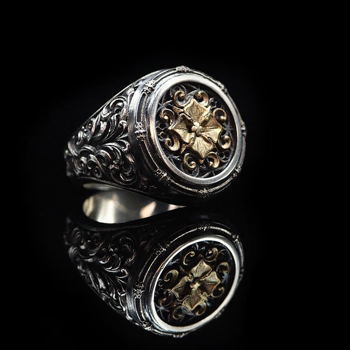 WorldNorse 925 Sterling Silver Baroque Signet Ring - image 7