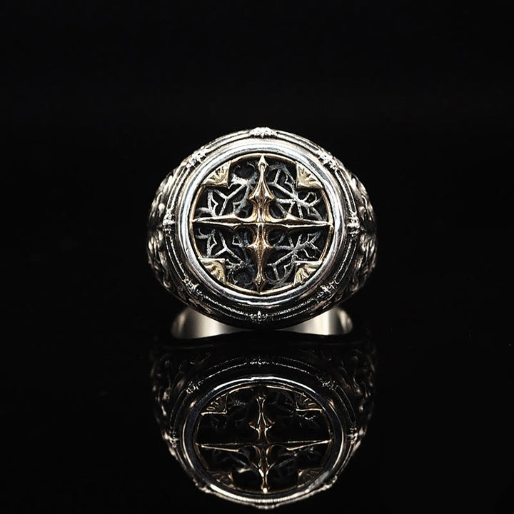 WorldNorse 925 Sterling Silver Baroque Signet Ring - Doji - US 11 - image 8