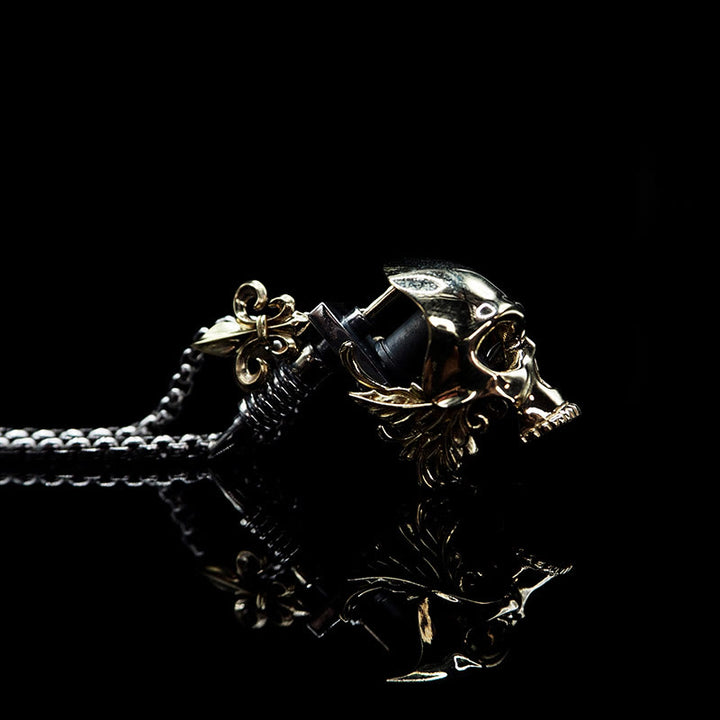 WorldNorse Skull Tattoo Machine Necklace - image 9