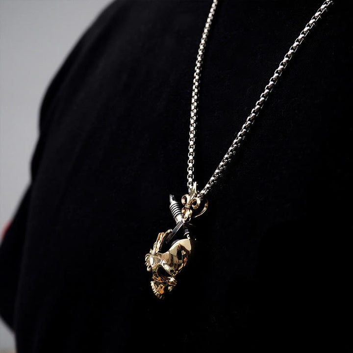 WorldNorse Skull Tattoo Machine Necklace - image 2